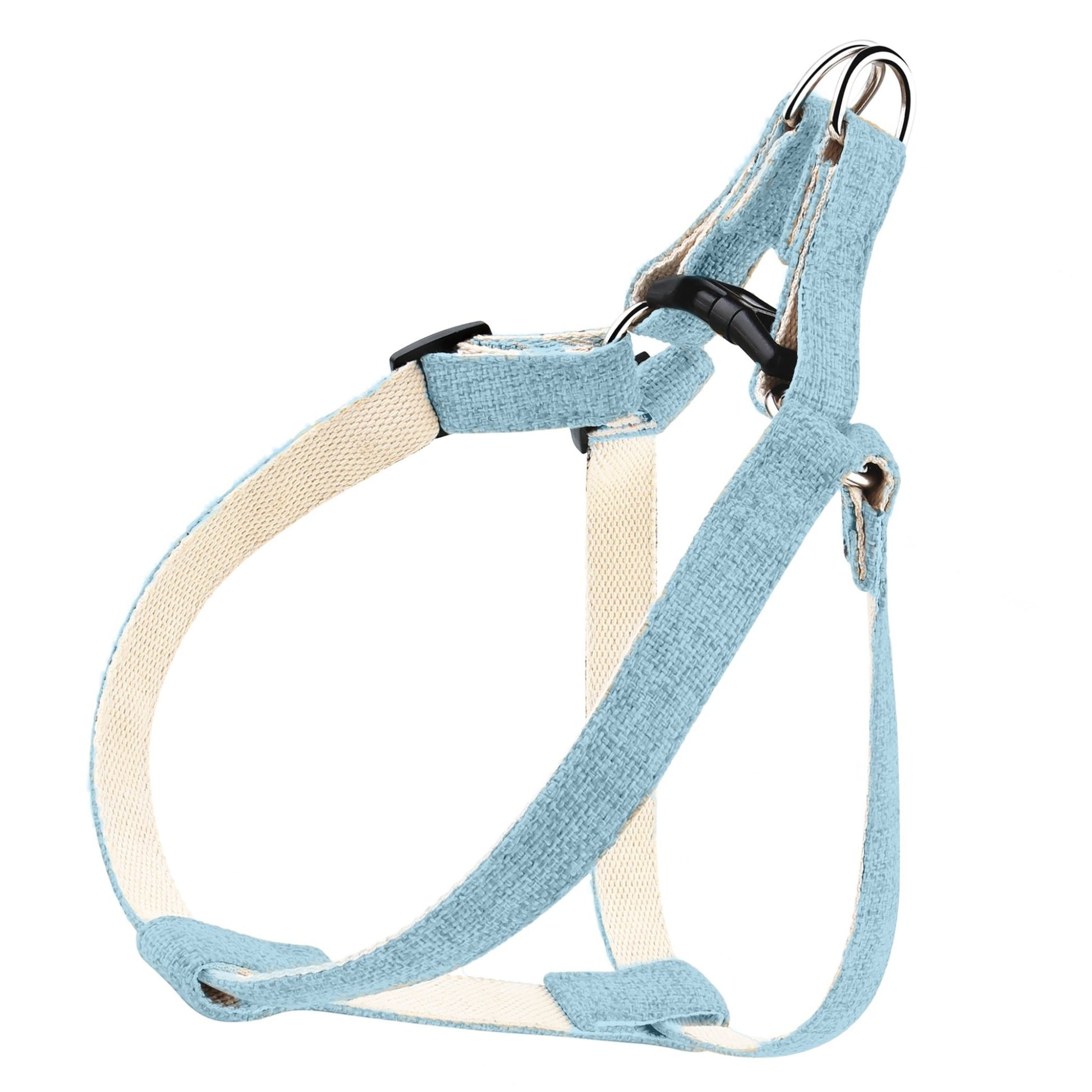 Blue Hemp Dog Harness - Fuzzy Friends Boutique