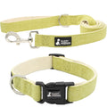 Light Green Hemp Dog Collar - Fuzzy Friends Boutique