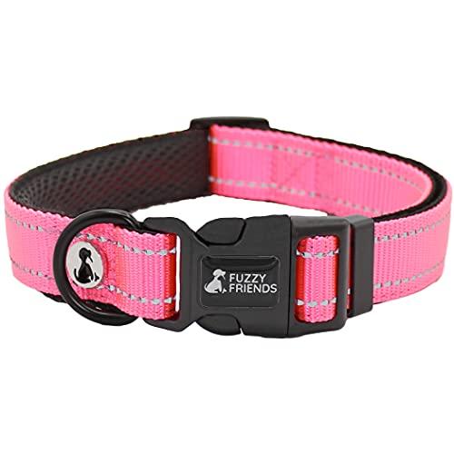 Pink Reflective Dog Collar - Fuzzy Friends Boutique