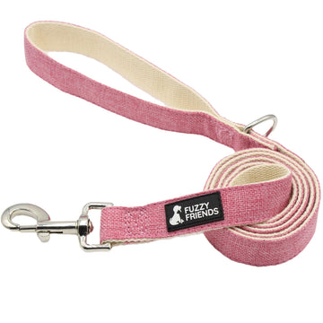 Rose Hemp Leash - Fuzzy Friends Boutique