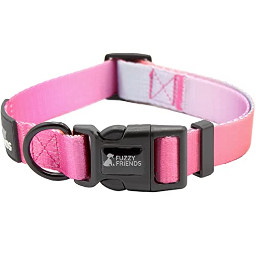 Summer Pink Ombre Dog Collar - Fuzzy Friends Boutique