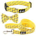 Yellow Dog Bow Tie Collar - Fuzzy Friends Boutique